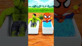 Scary Teacher The Spider-man And The Hulk likes to laugh👍🛀🛀🛀