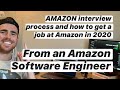 How To Become A Software Engineer At Amazon - Interview With An Amazon Software Engineer 2020