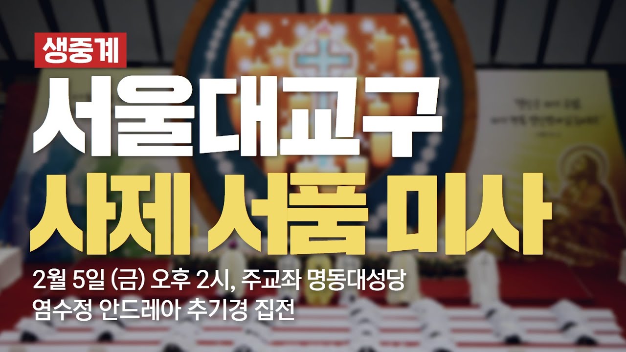 2021년 서울대교구 사제 서품 미사 The ordination mass of priests at Archdiocese of Seoul, South Korea (LIVE)