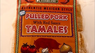 Trader Joe’s Tamales Review | Cedarlane Pulled Pork With Red Sauce Tamales