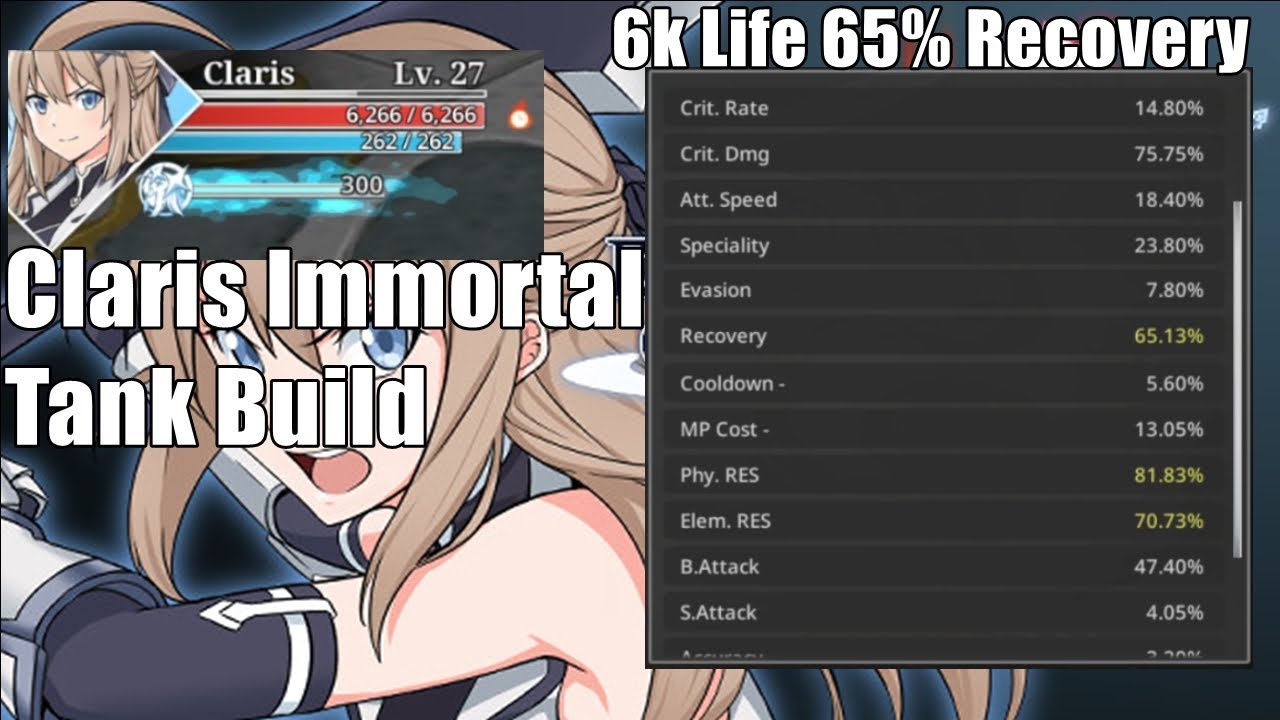 Epic Conquest  2 - My Claris "Immortal" (Tank Build)