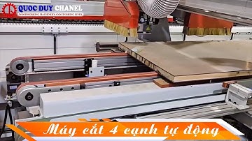 Máy cắt 4 cạnh tự động - Máy cắt 4 biên tốc độ cao SEMAC