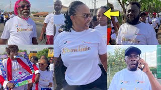 Nana Ama McBrown Hits the streets of Kumasi with OnuaShowtime Crew ahead of 1st Anniversary Walk😱