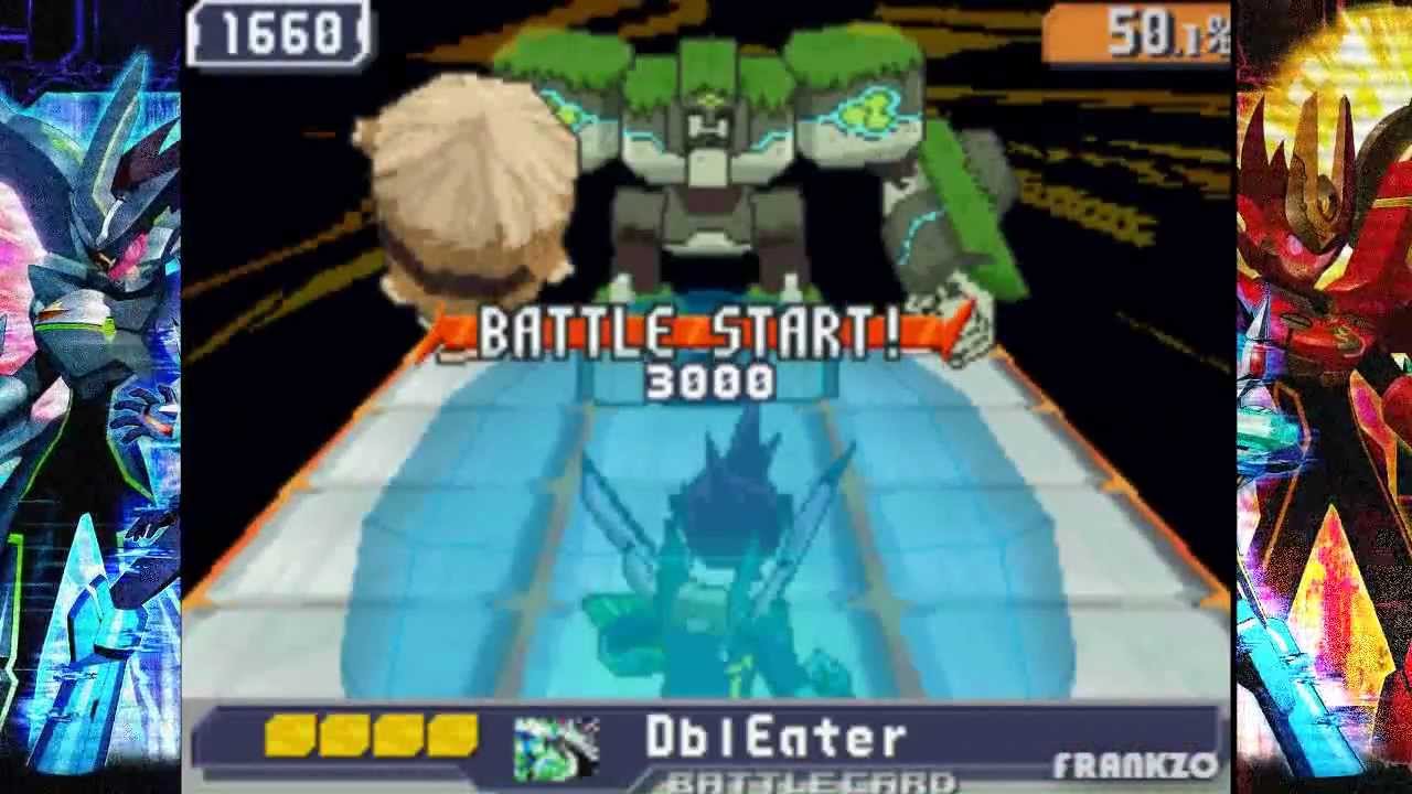 Megaman Starforce 3 Black Ace - All R Bosses [Under 12 seconds challenge]