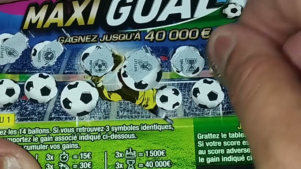 GRATTAGE DE 10 MAXI GOAL