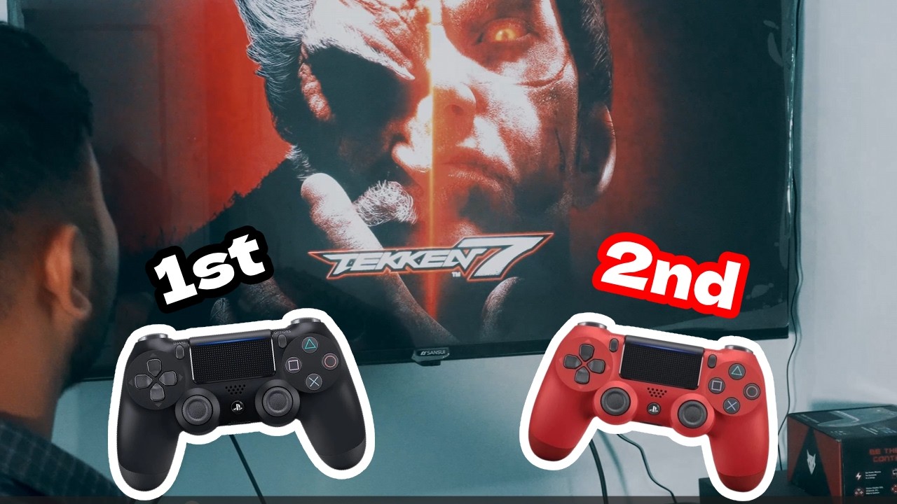 How to connect 2nd controller in ps4 - YouTube