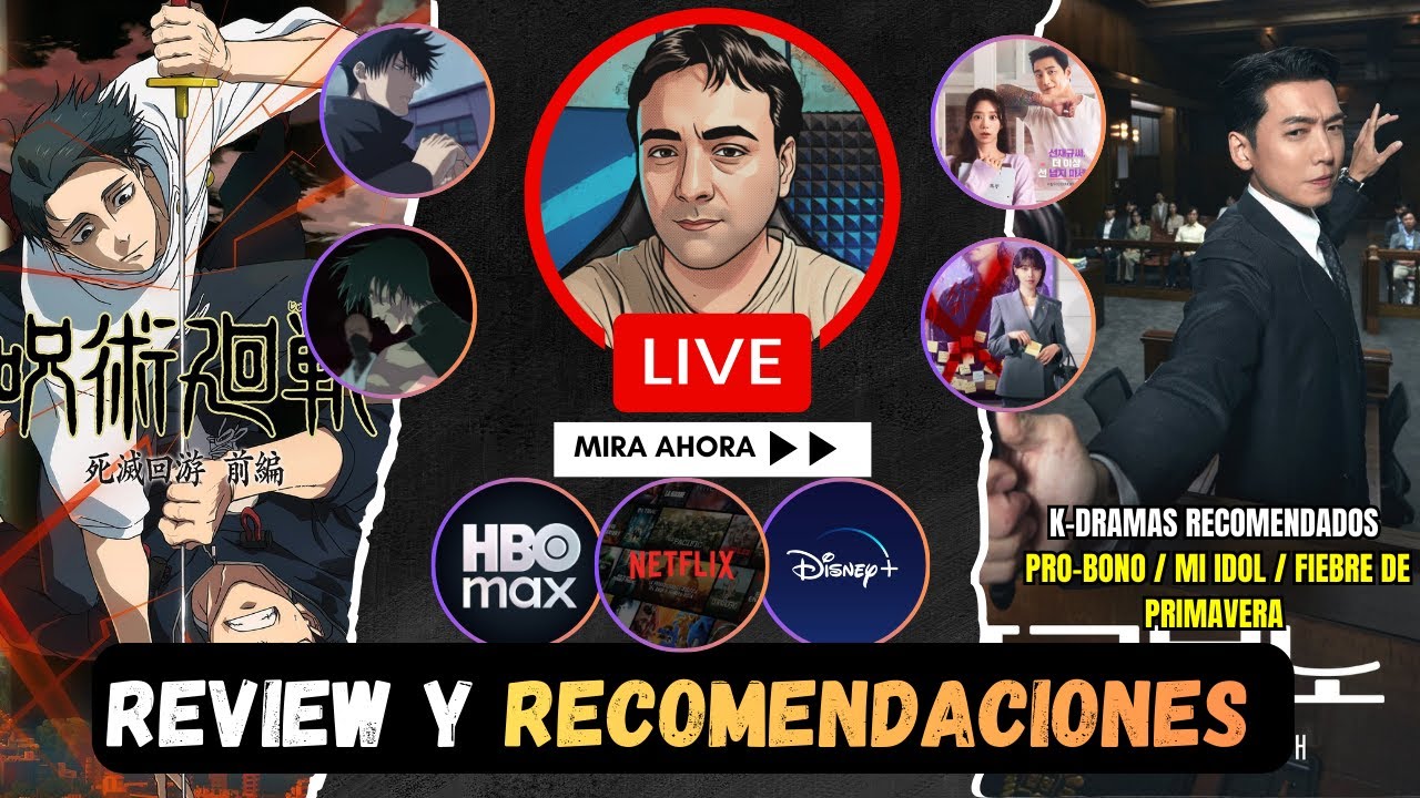 📺 Qué ver HOY en Netflix, Prime, Viki y más + Jujutsu Kaisen Temporada 3
