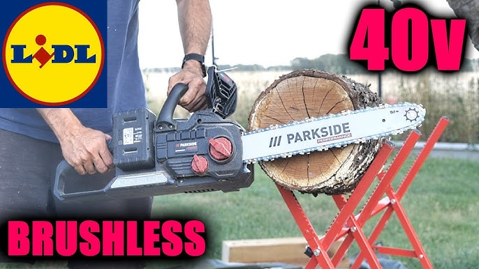 tremendous Parkside Performance 40V Chainsaw PPKSA 40-LI vs - A1 PKSA A1 40-LI YouTube