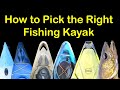 How to pick a fishing kayak  basics of fishing kayaks