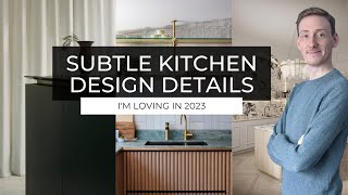 Subtle Kitchen Design Details I'm Loving 😍