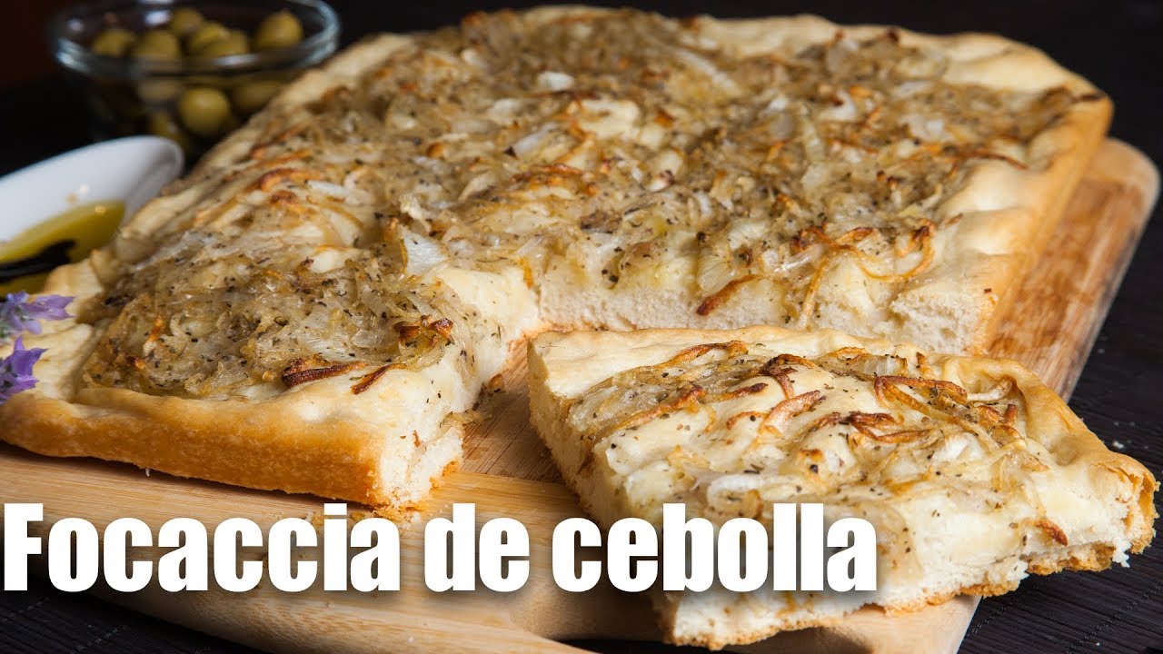 Focaccia de cebolla - YouTube