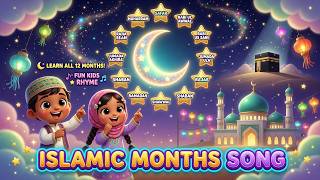 12 Islamic Months Song for Kids 🕌 | Cute Nursery Rhyme