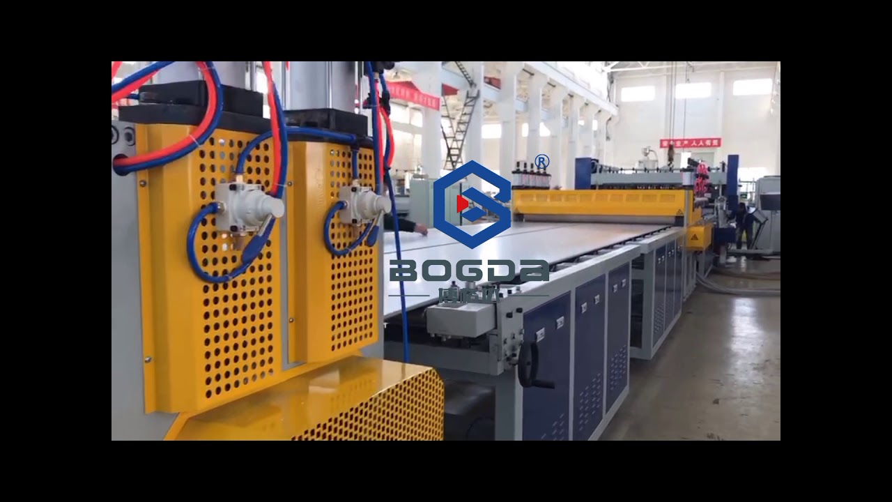 BOGDA Manufacturing PP Hollow Building Formwork Template Production Line Machine