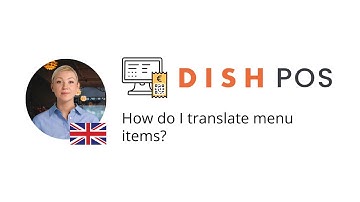 DISH POS - How do I translate menu items?