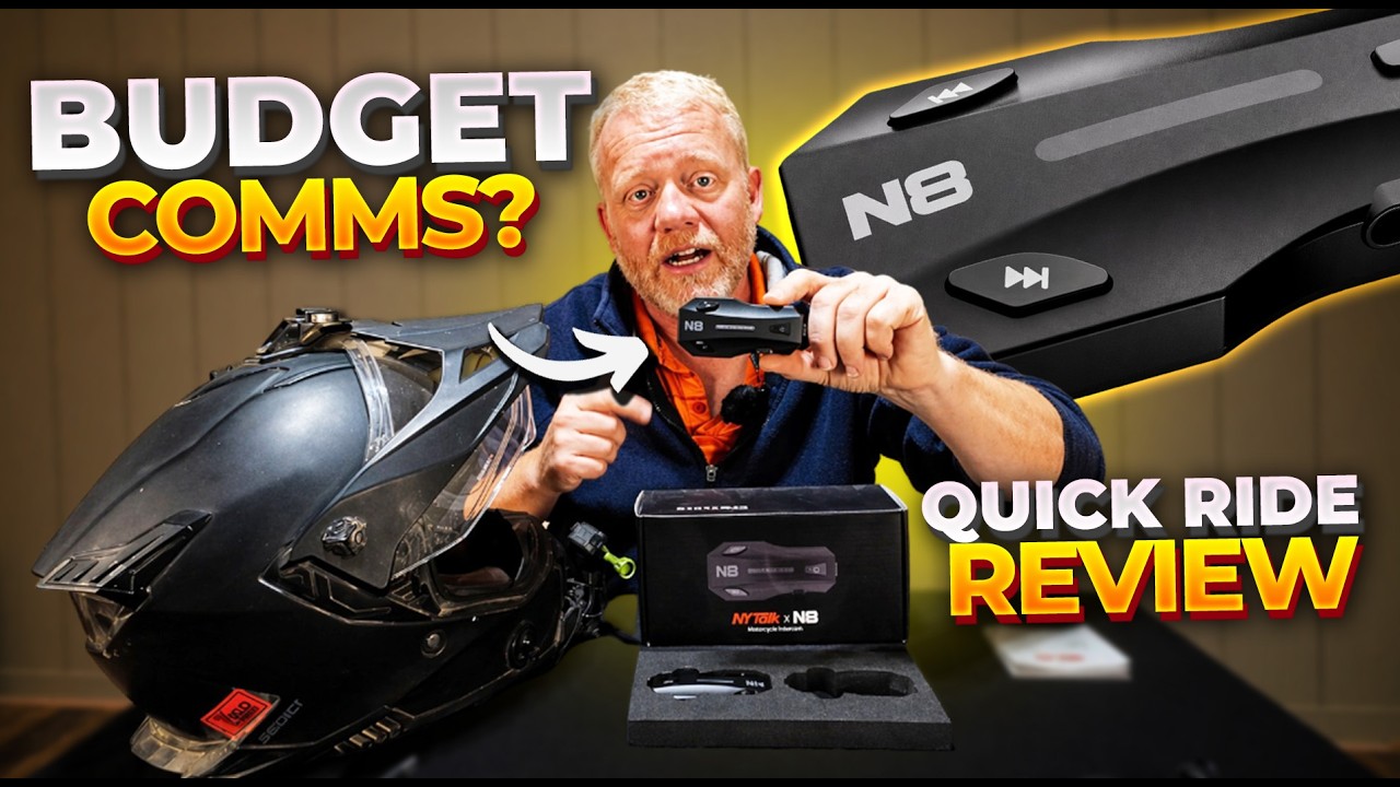 NYTALK N8 Motorcycle Intercom Review | Budget Headset Tested on
