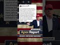 🛑HUGE ANNOUNCEMENT #apexreport #donaldtrump #geopolitics #trump #breakingnewsbreakingnews