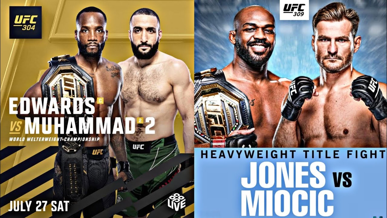 UFC 304 Full Card, Jones signed the contract, O'Malley x Garcia continue and much more