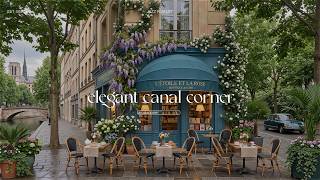 Elegant Canal Corner Jazz ☕ Gentle Piano Jazz with Cozy Riverside Ambience for Study and Work screenshot 3
