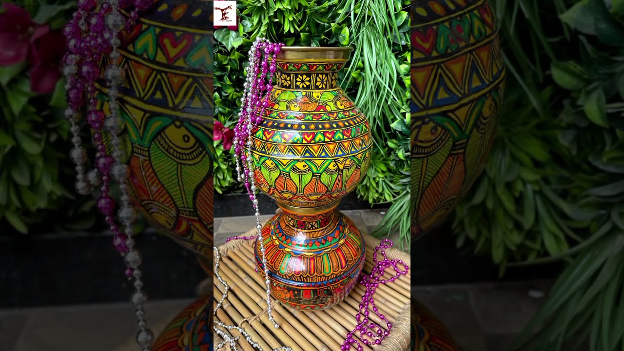 Madhubani Pots @Truly Tribal😍😍