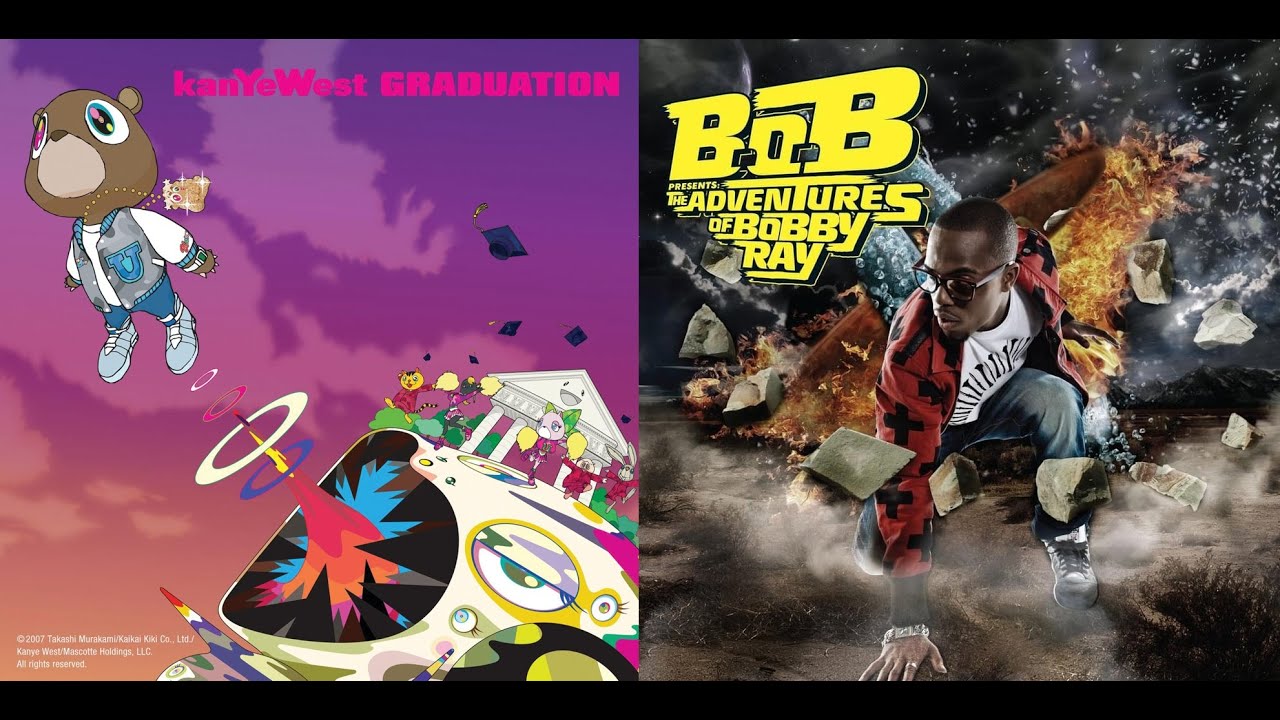 Kanye West vs. B.o.B & Hayley Williams - Airplane Lights (Mashup)