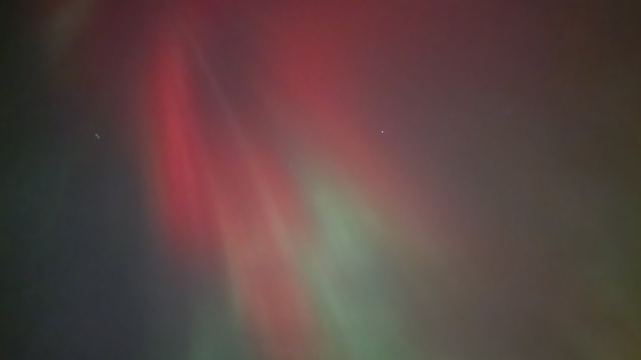 Northern Lights (Aurora Borealis) in Waubeek, Wisconsin October 10