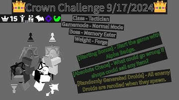 Crown Challenge 9/17/2024 - Randomly Generated Droids
