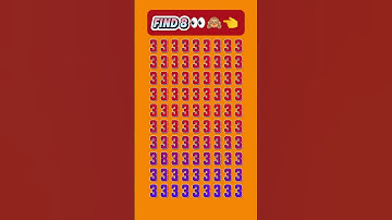 🔍 TEST Your Observation Skills With This FAST Number Game Level 8 #short