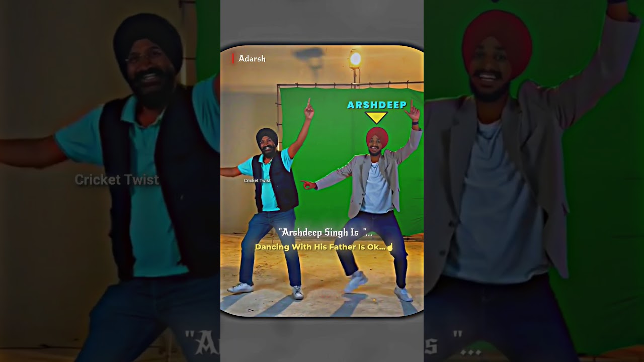 Arshdeep Dance With His Dad...🔥💯 