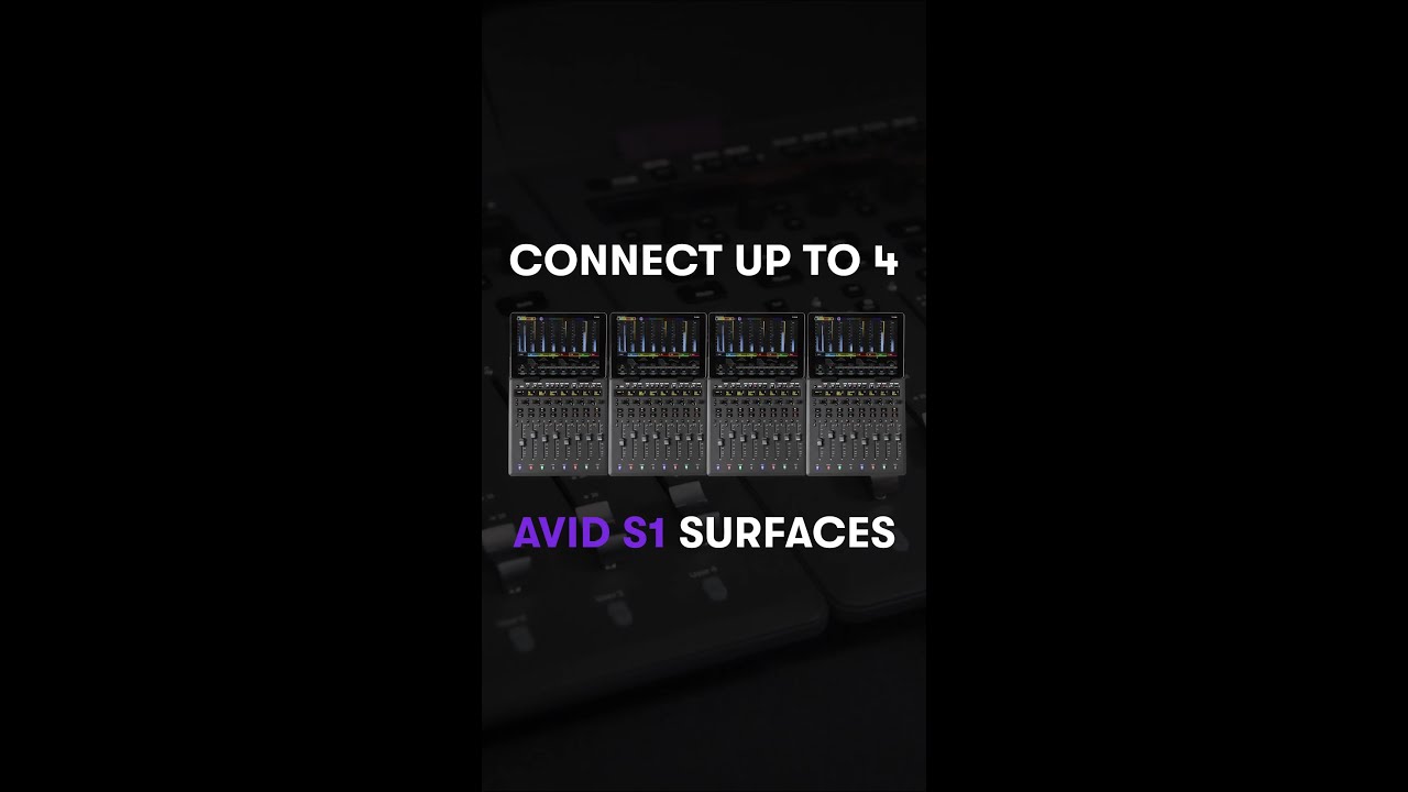 🎵 Connect up to 4 Avid S1 surfaces