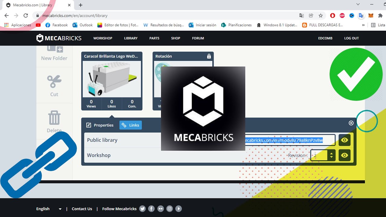 COMPARTIENDO archivos desde MECABRICKS | Very Easy 😎 - YouTube