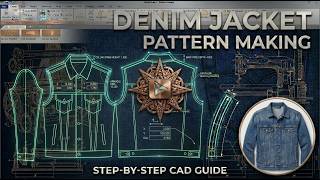 CAD GGT Video # 11 Denim Jacket Pattern Making in Gerber | Step by Step Full Tutorial (Urdu/Hindi)