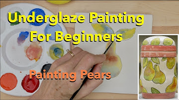 How To Paint Pottery With Underglazes - An Easy Project for Beginners!