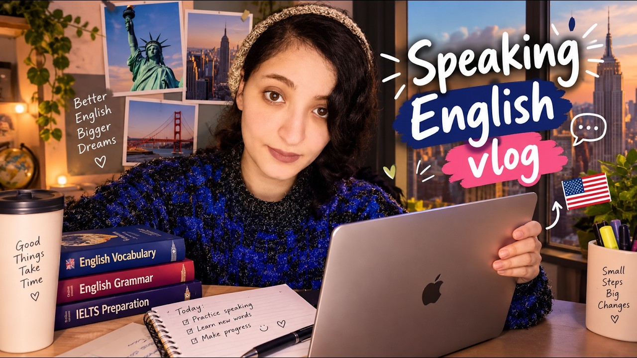 Vlog 01— Learning English Without Living Abroad - YouTube