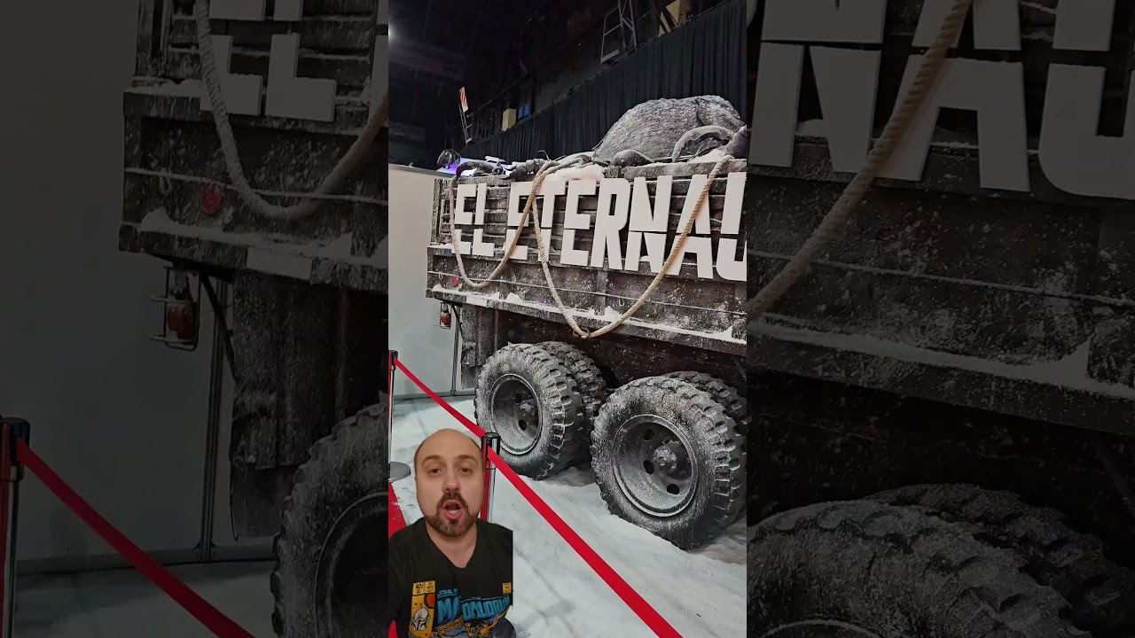 UN CASCARUDO DEL ETERNAUTA EN LA ARGENTINA COMIC CON 2025 !! CASCARUDO ETERNAUTA NETFLIX 