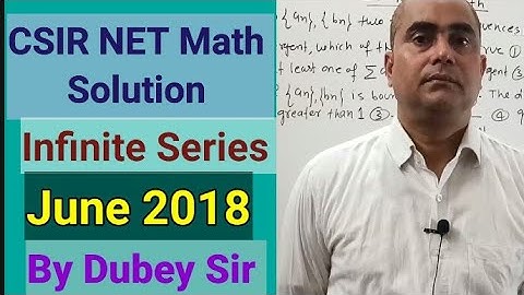 #CSIRNETMathSolution#QuestionsOfCSIRNETMath#InfiniteSeries#IITJAM#NBHM#DkMathTutorial#DubeySir