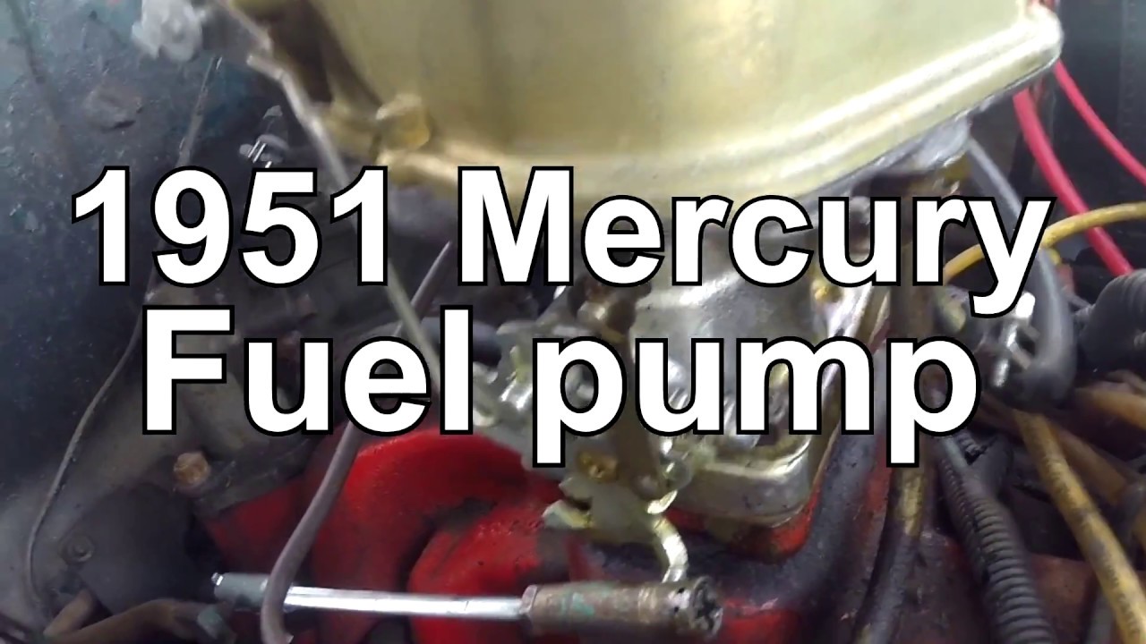 1951 Mercury Fuel Pump YouTube