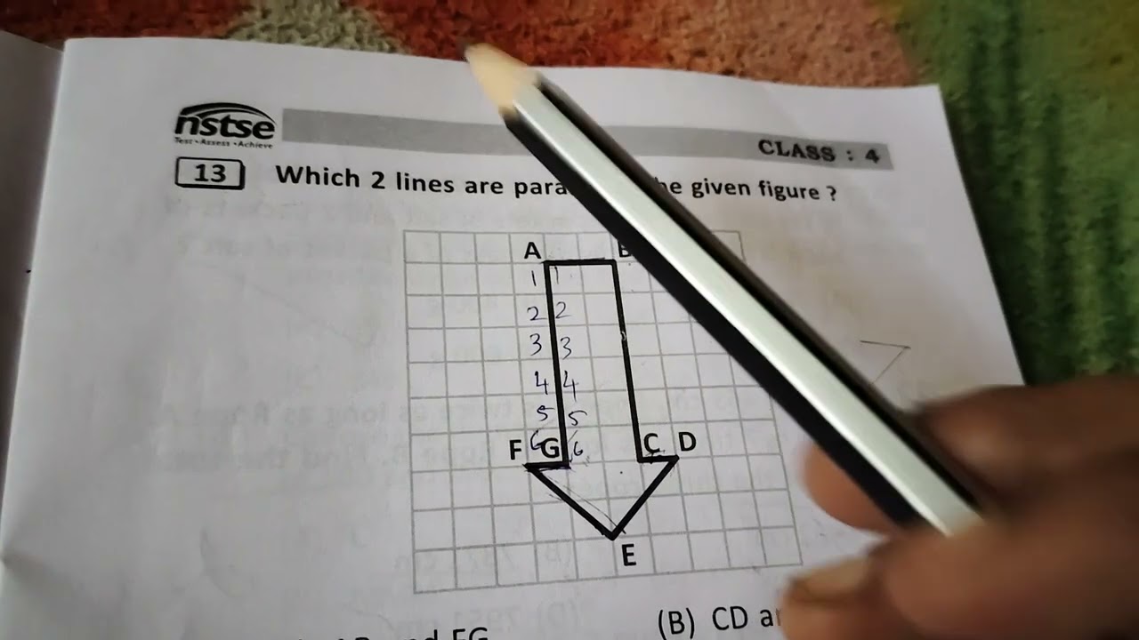 NSTSE class 4 2022 paper code UN487 questions 1 to 15
