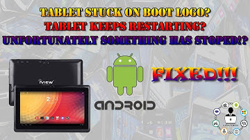 *VERY EASY* TABLET  STUCK ON BOOTSCREEN (Iview 732tpc) | TABLET FLASHING #1