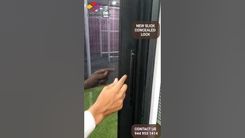 VCAN SLEEK SLIDING LOCK CUM HANDLE... MULTIPOINT LOCKING SYSTEM