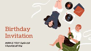 Birthday Invitation || PBL English Conversation