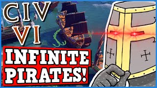 INFINITE PIRATES Is Broken! Civ 6 Sid Meier's Pirates IS A Perfectly Balanced Game With No Exploits
