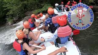 Raft Moon Chute Rapid on the Middle Ocoee with OAC