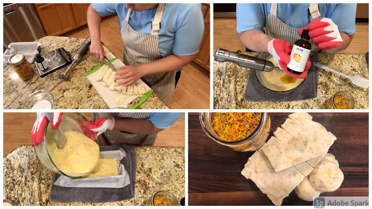 Making Soap on the Homestead with Home Grown Flowers