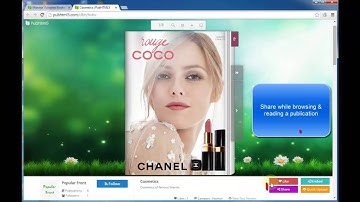 How to share online page turning eBook via social channels easily?