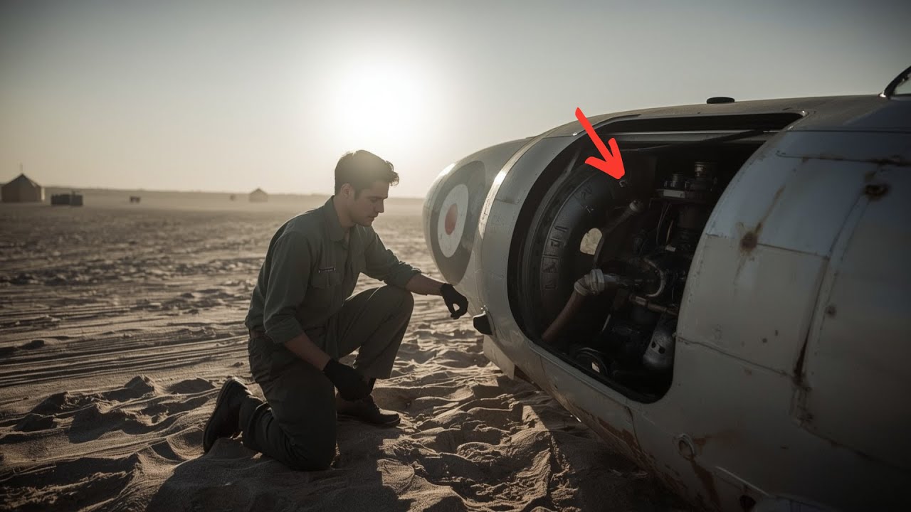 He Was Just a Mechanic… Until 17 Spitfires Survived Because of Him.