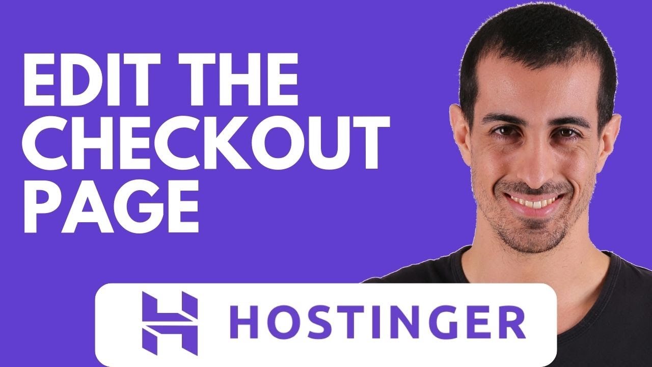 How to Edit the Checkout Page in Hostinger Website Builder