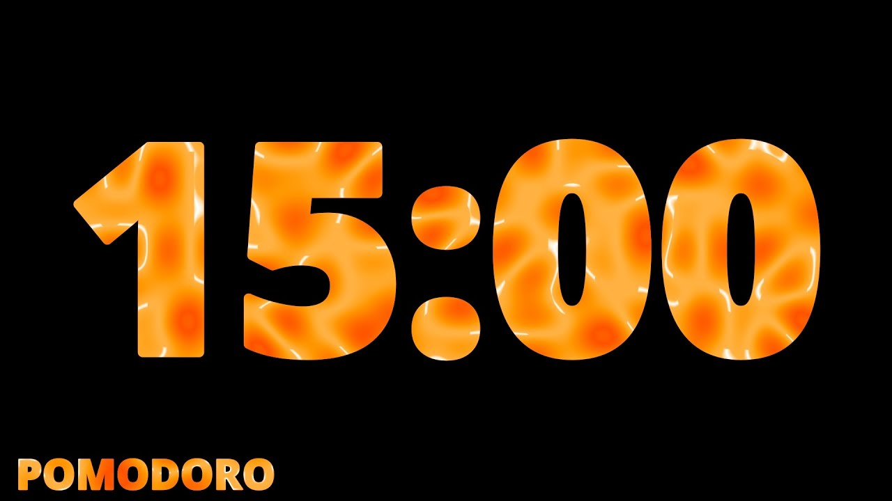 15 Minute Timer - Study - Work - Deep Focus - Countdown Timer - No ...