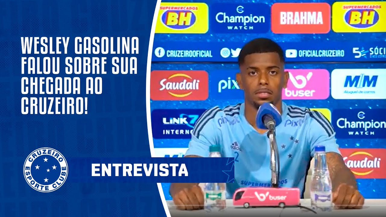 Com vídeo bem-humorado, Cruzeiro anuncia lateral Wesley Gasolina