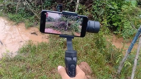 H4 3-Axis gimbal stabilizer unboxing review test