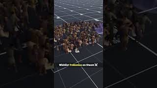 Trakonius'ta 18.000 aktif karakter tek sahnede!🛡️#indiegame #gamedev #game